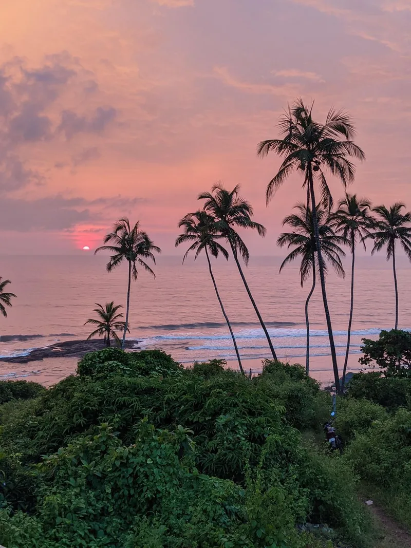 Goa beach at sunset